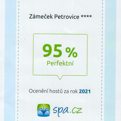 Ocenění hostů Spa.cz za rok 2021