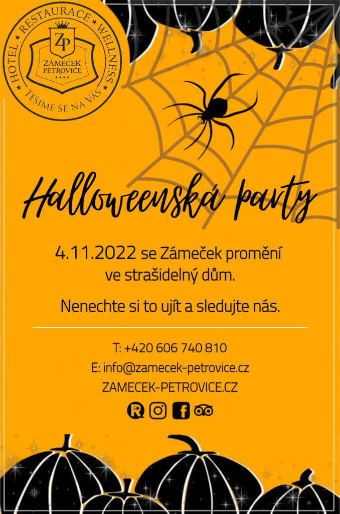 halloween party na Zámečku v Petrovicích