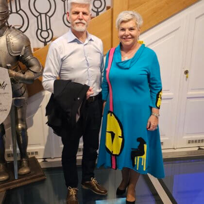 Zámeček Petrovice uvítal vzácné hosty – nový prezidentský pár