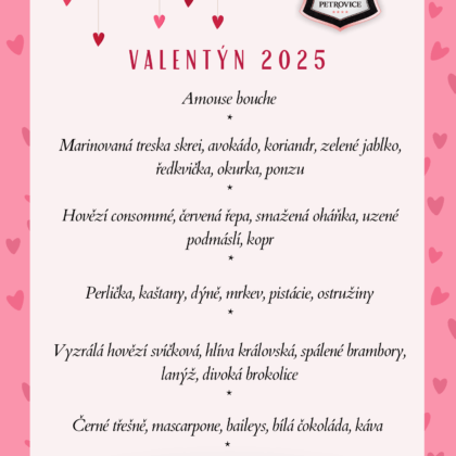 ❤️ Valentýnské degustační menu ❤️